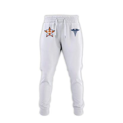 2026 Houston Astros Healthcare Appreciation Night Limited Edition Jersey Jogger And Cap White Outfit