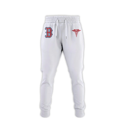2026 Boston Red Sox Healthcare Appreciation Night Limited Edition Jersey Jogger And Cap White Outfit