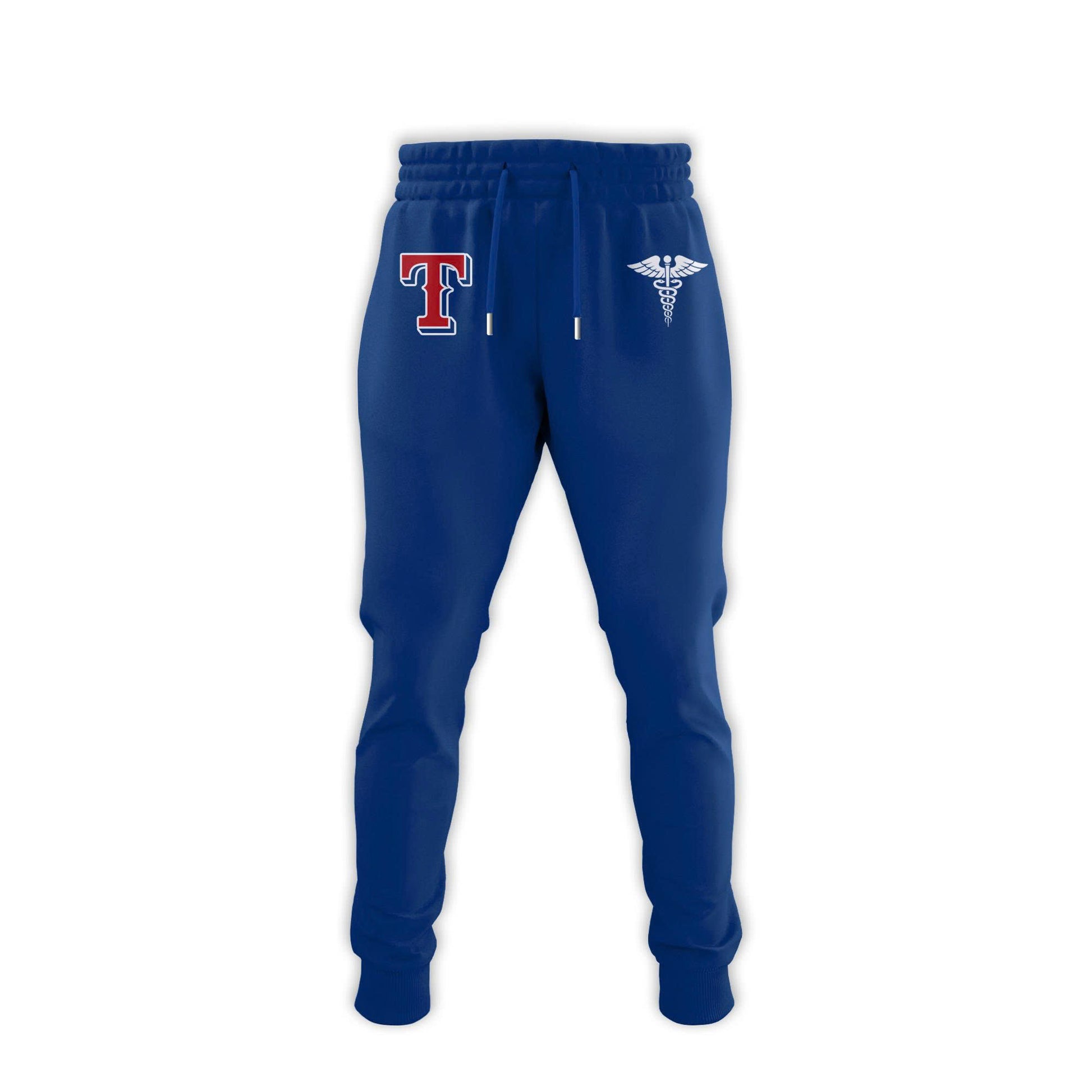 2026 Texas Rangers Healthcare Appreciation Night Limited Edition Jersey Jogger And Cap Outfit Blue
