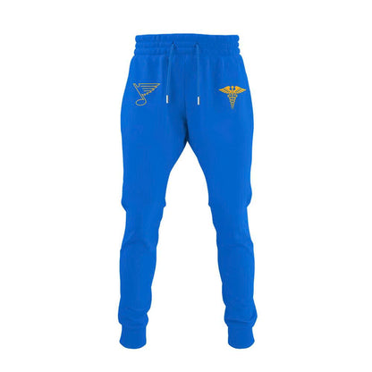 2026 St. Louis Blues Healthcare Appreciation Night Limited Edition Hoodie, Jogger And Cap Outfit Blue