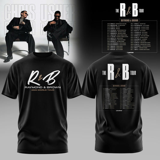 Usher & Chris Brown: The R&B Tour 2026- Limited Edition T-shirt