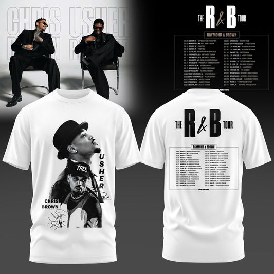 Usher & Chris Brown: The R&B Tour 2026- Limited Edition T-shirt