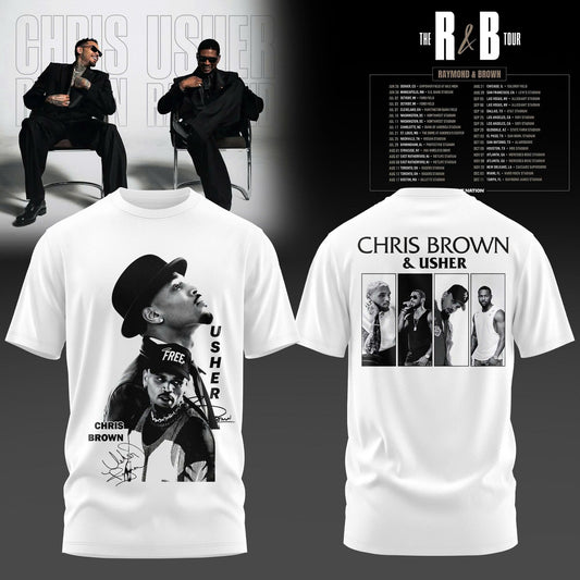 Usher & Chris Brown: The R&B Tour 2026- Limited Edition T-shirt