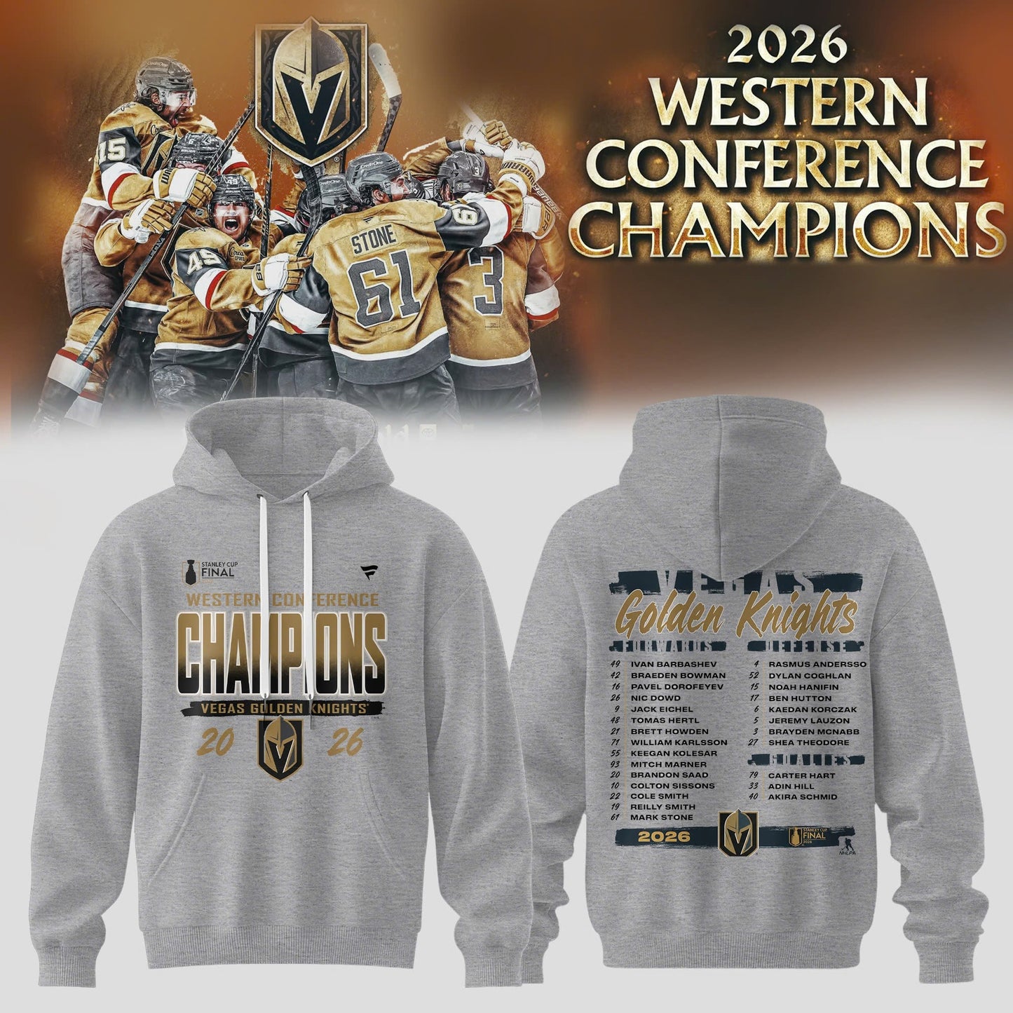 _ 🏆 Western Conference Champions 2026 Edition Hoodie