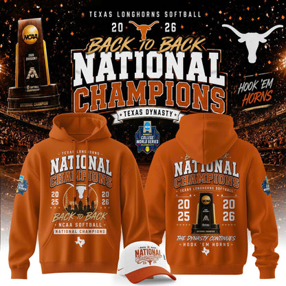 2026 WCWS Back-To-Back National Champions Hoodie