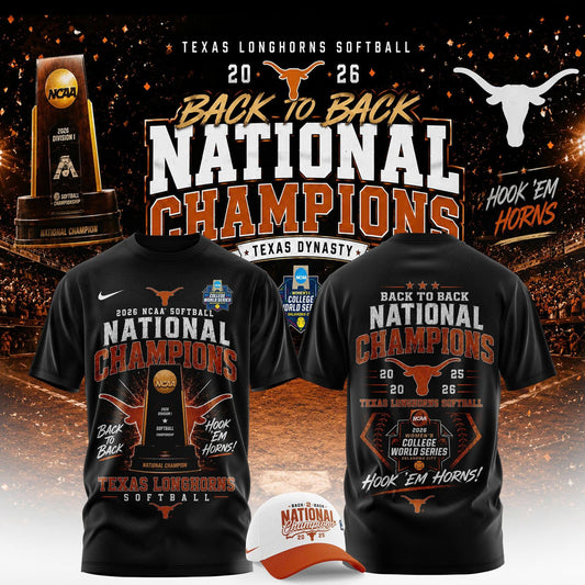 2026 WCWS Back-To-Back National Champions Tshirt