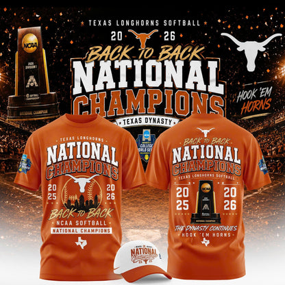 2026 WCWS Back-To-Back National Champions Tshirt