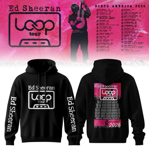 Ed Sheeran “North American Loop Tour 2026” Hoodie 6