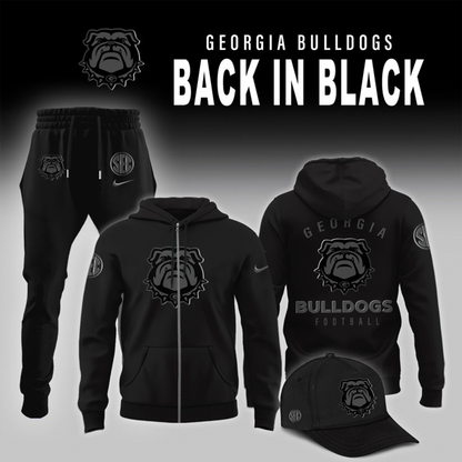 Georgia Bulldogs 2026 Back In Black Limited Edition Zip Hoodie